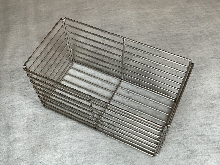 Schmaler Edelstahl-Pflanzkorb 210 × 110 × 110 mm