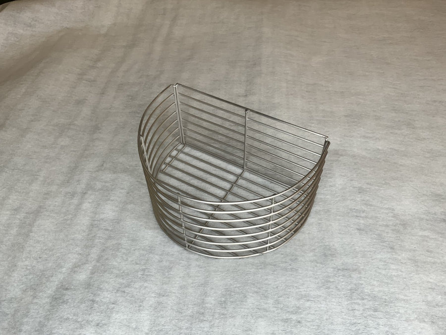 Halbrunder Edelstahl-Pflanzkorb 210 × 150 × 110 mm