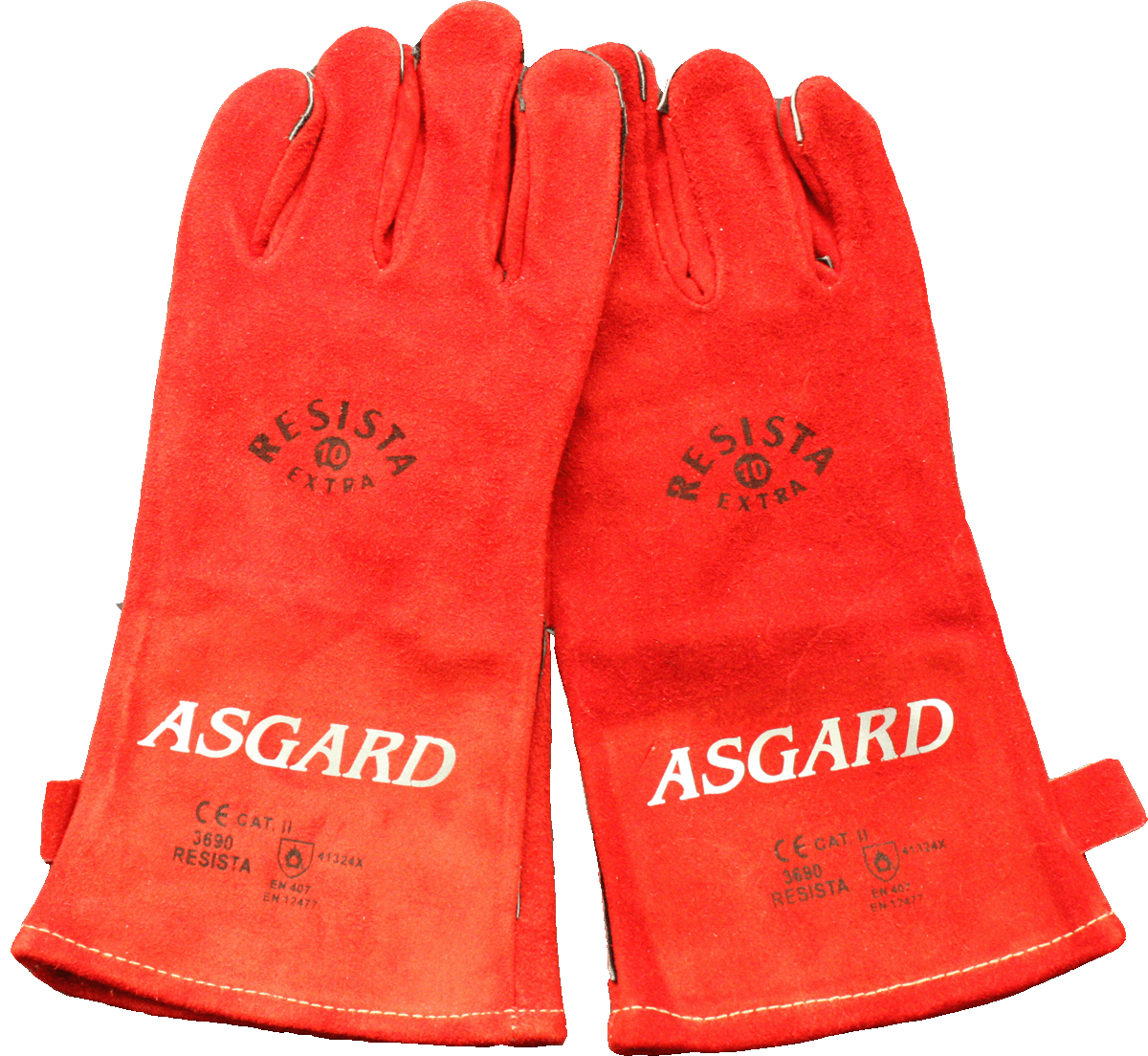 ASGARD Grillhandschuhe rot, hitzefest