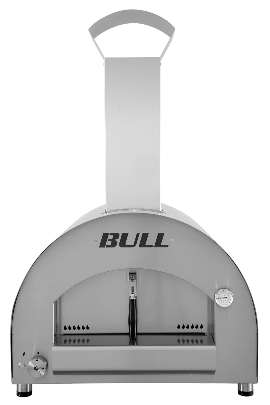 BULL Large Hybrid-Pizzaofen für Gas und Holz – 2 Pizzen