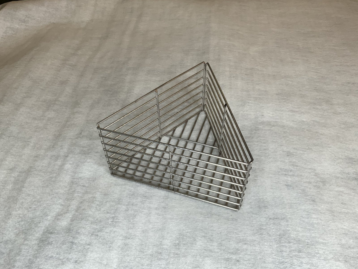 Dreieckiger Edelstahl-Pflanzkorb 210 × 210 × 110 mm