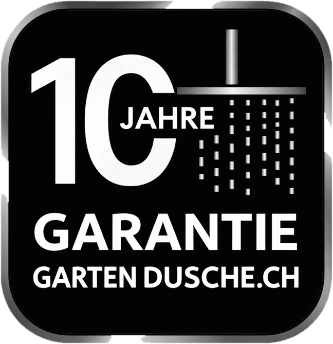 10 Jahre Garantie – gartendusche.ch