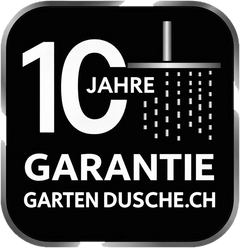 gartendusche.ch – 10 Jahre Garantie