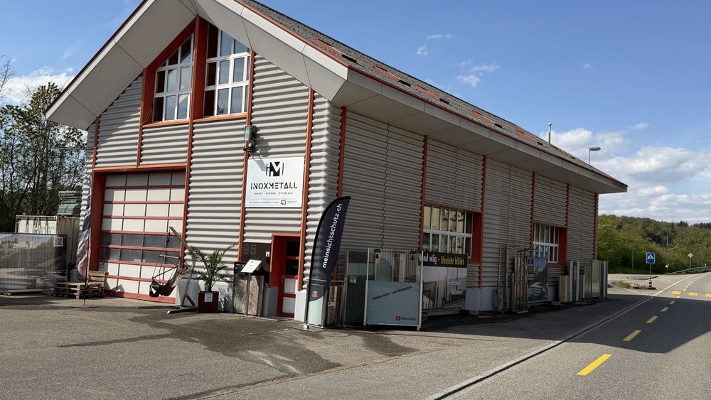 INOXMETALL Manufaktur und Ausstellung an der Landstrasse 95 in Etzgen