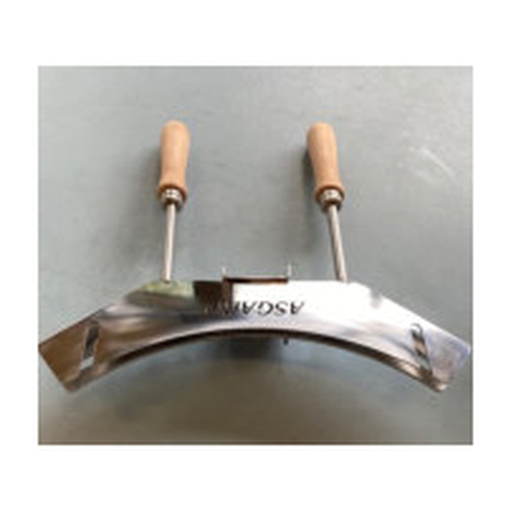 Grillrost-Halter für Schwenkarm aus Chromstahl