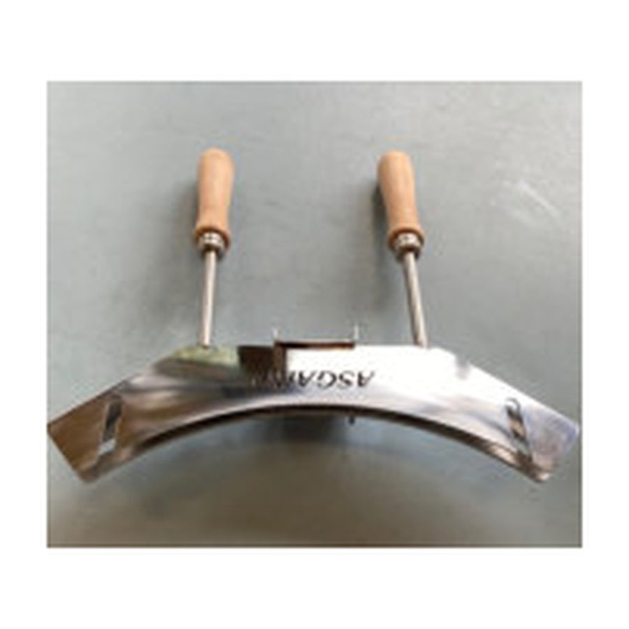 Grillrost-Halter für Schwenkarm aus Chromstahl
