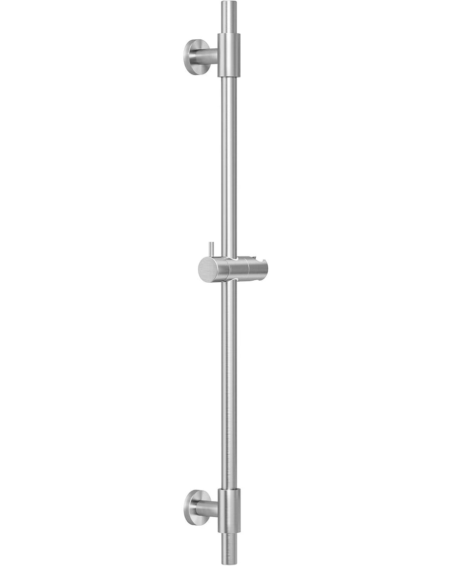 Duschgleitstange aus Edelstahl, 780 mm, mit höhenverstellbarem Brausehalter