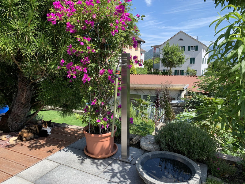 Wasserzapfsäule GS03 mit GARDENA-Anschluss am Wasserhahn