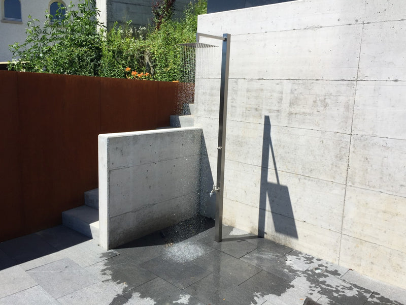GS02 mit Regenwald-Duschkopf und Fussdusche
