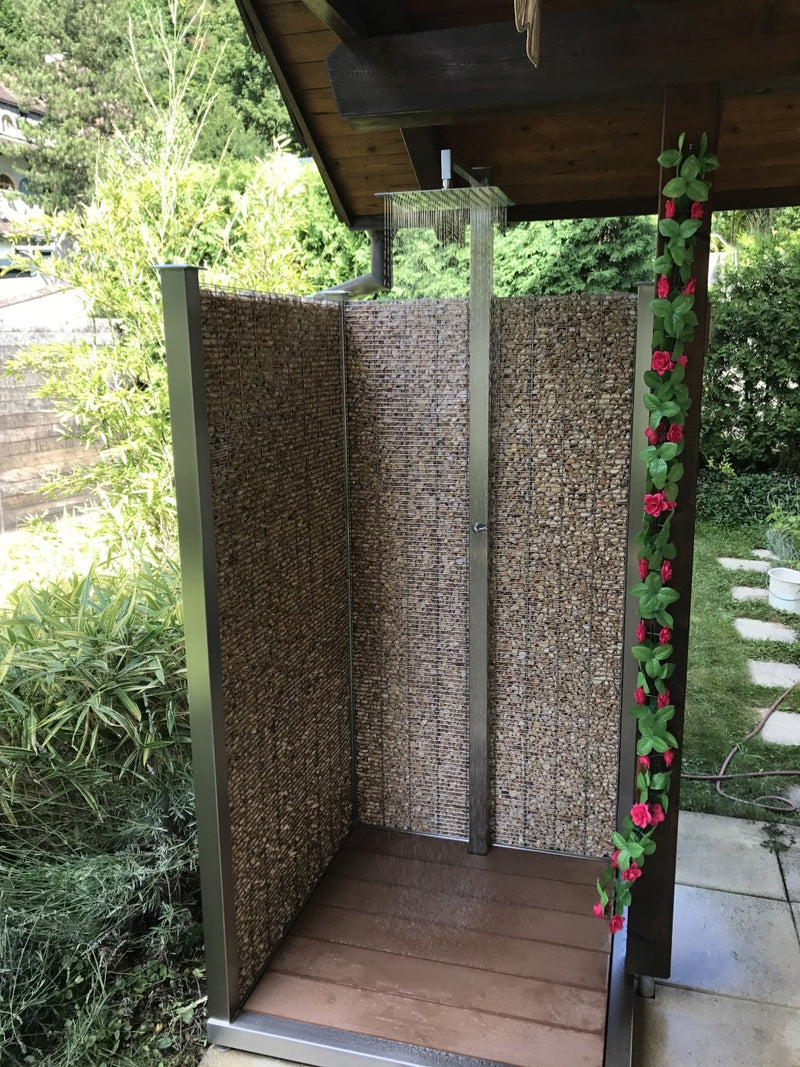 GS02 Standard mit Gabionen und Bodenpodest